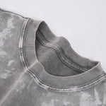 Gray Loose Fit Painted Cotton Sweatshirt