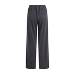 Women's Relaxed Straight Leg Ribbed Trousers