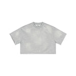 Heavyweight Washed Crop T Shirt-INNBLAC Fashion Apparel