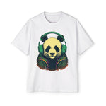 Panda With Headphones Graphic Tee-INNBLAC Fashion Apparel