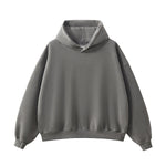 Vintage Wash Distressed Fleece Boxy Hoodie