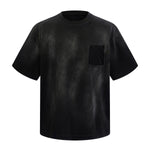 Tie Dye Pocket Oversized Cotton Streetwear T-Shirt