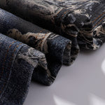 Unisex Streetwear Printed Baggy Jeans