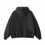 Heavyweight Washed Raw Edge Cotton Hoodie