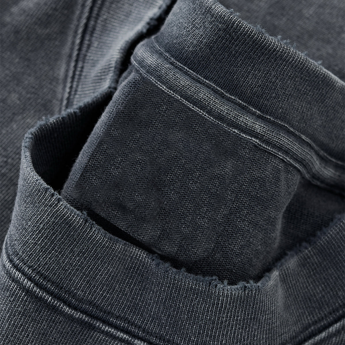 Distressed Oversized Raw Hem Tee