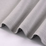 Solid-Color V-Neck Cotton T-Shirt 215gsm