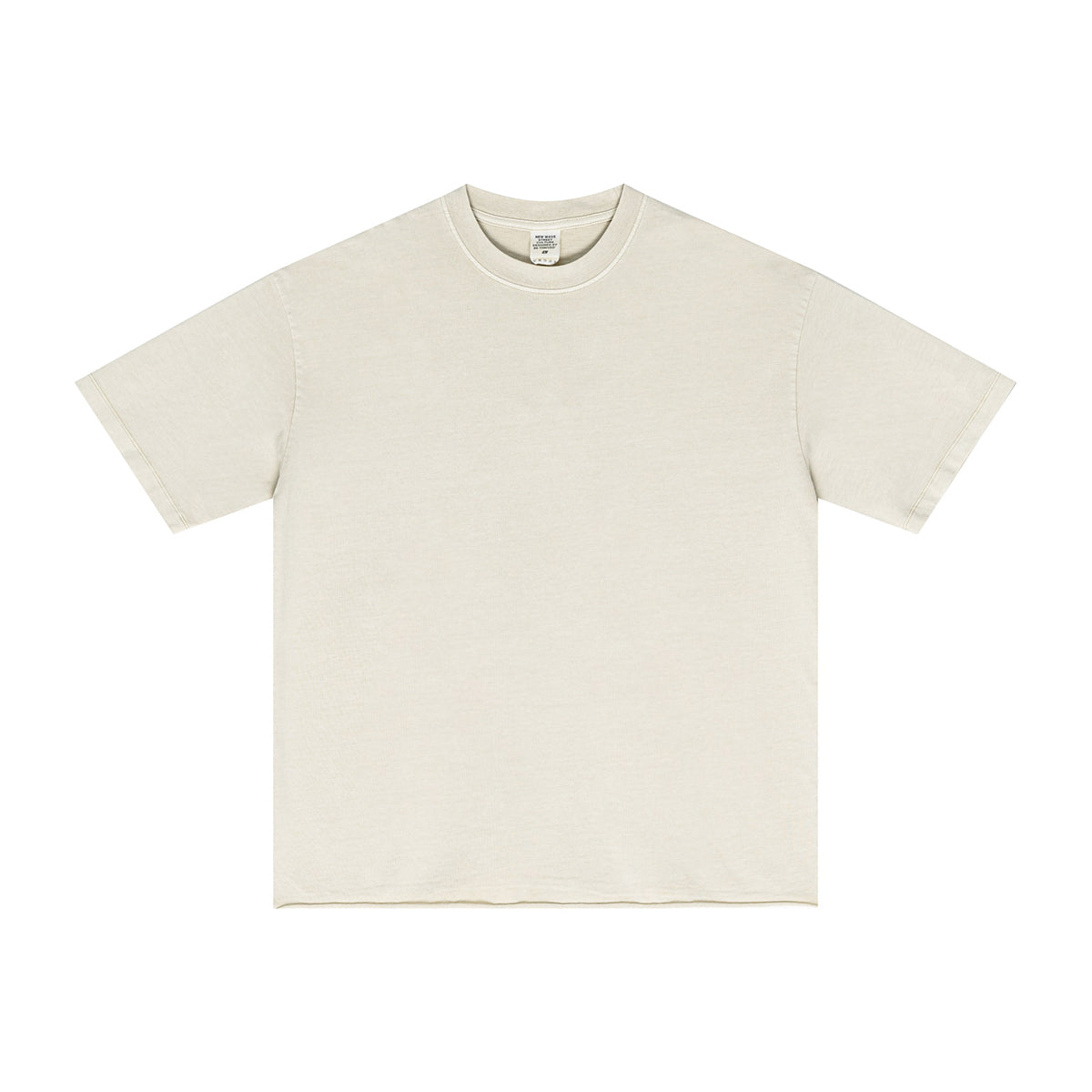 Heavyweight Washed Raw Edge Tee 8oz