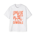 Cowgirl On Galloping Horse Graphic Tee-INNBLAC Fashion Apparel