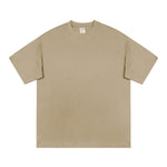 Crew Neck Solid Color Cotton Tee 7.5oz