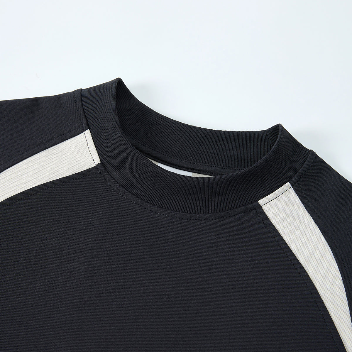 Color Block Oversized Sporty Raglan T-Shirt