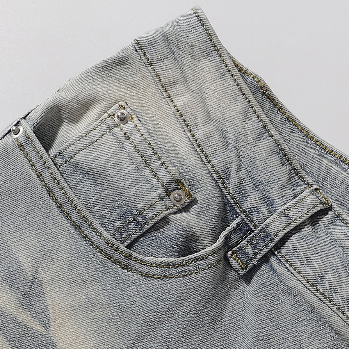 Light Wash Vintage Slight Flare Jeans