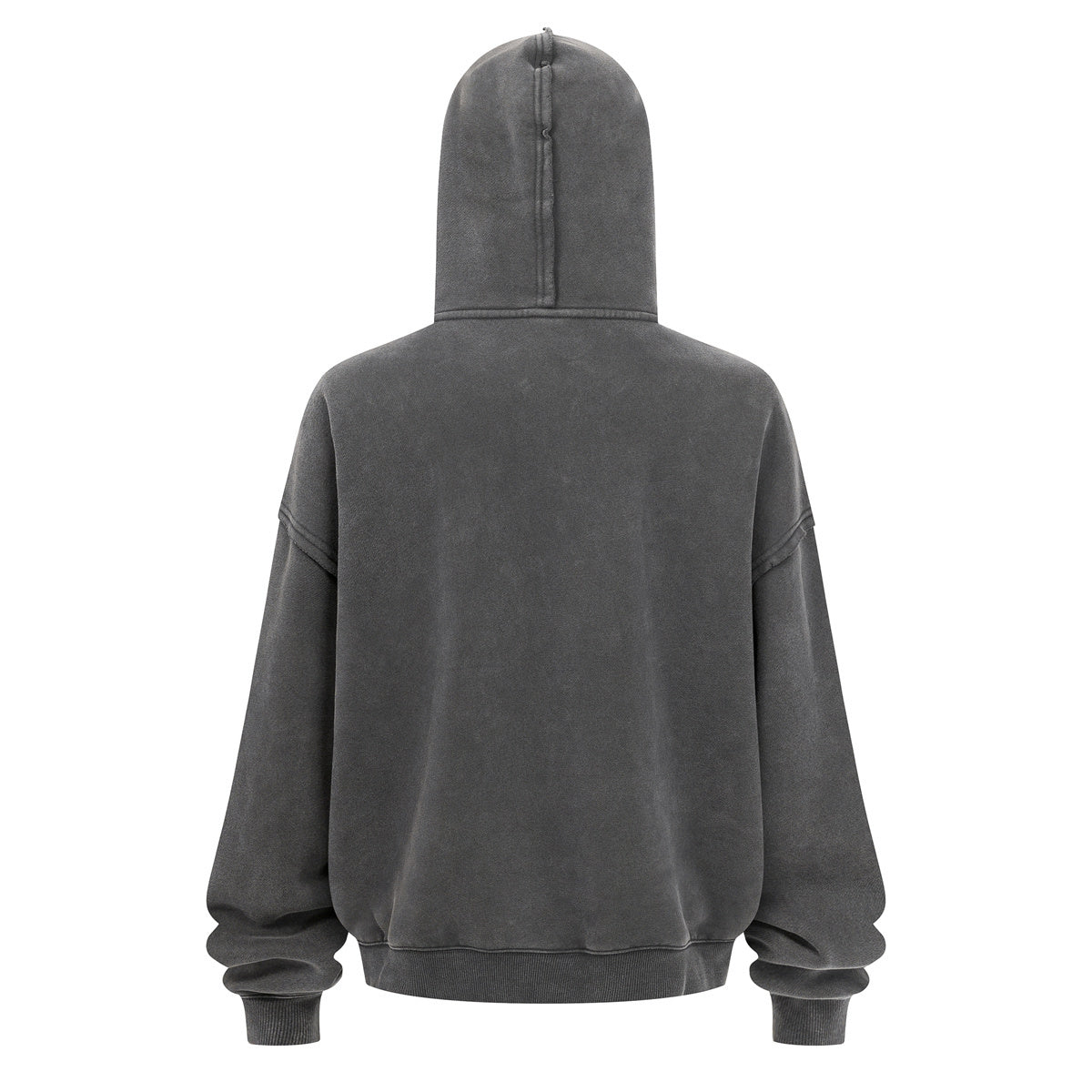 Oversized Vintage Washed Zip Up French Terry Hoodie