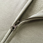 Oversized Zip High Neck Sweatshirt