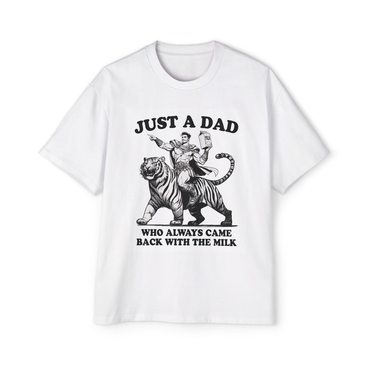 Dad & Tiger Graphic Tee-INNBLAC Fashion Apparel