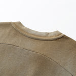 Chest Pocket Knit Sleeveless Relaxed Fit Muscle Tank