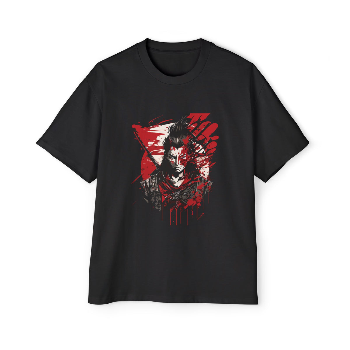 Man Samurai Graphic Tee-INNBLAC Fashion Apparel