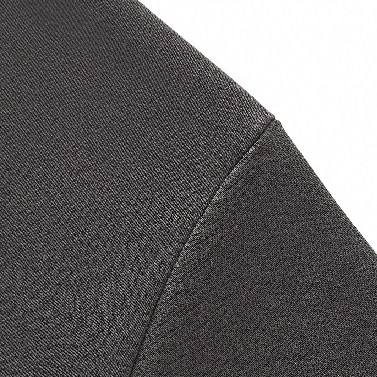 Boxy Cropped Raw Edge T-Shirt