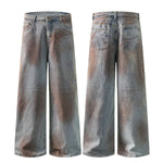 Vintage Rust Wash Loose Fit Jeans