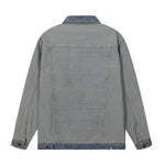 Classic Reverse Denim Trucker Jacket