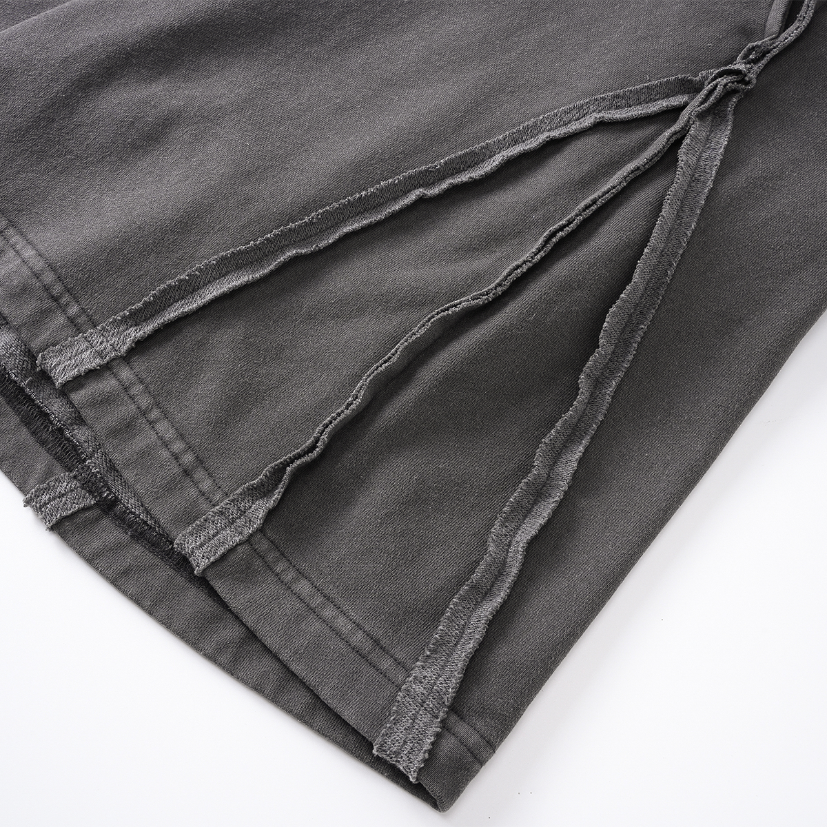 Vintage Washed Patchwork Sweat Shorts