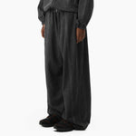 Heavy Wash Vintage Distressed Mesh Straight Pants