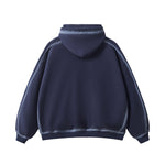 Heavyweight Spray-Bleach Wash Fleece Hoodie