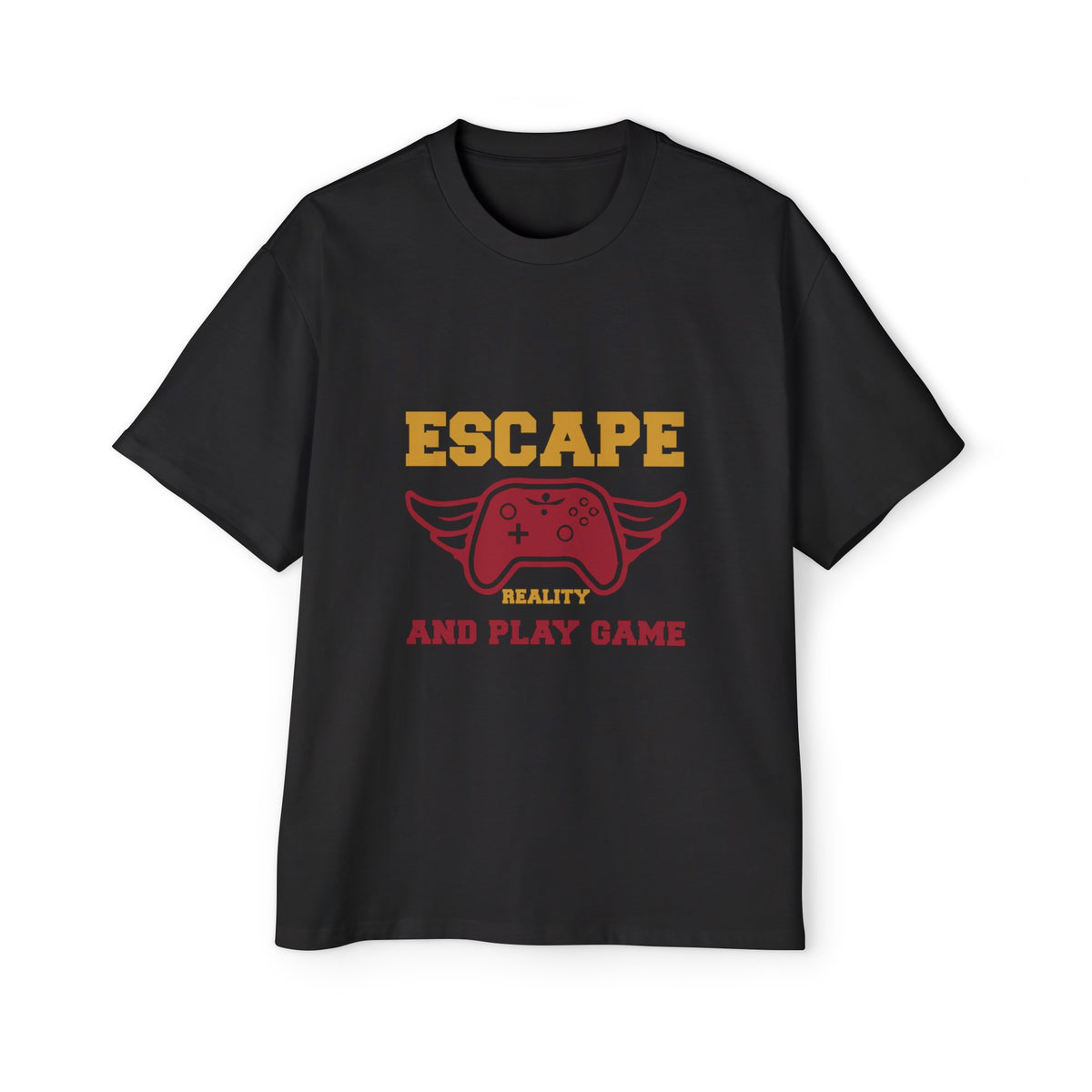 Escape Reality And Play Game Graphic Tee-INNBLAC Fashion Apparel