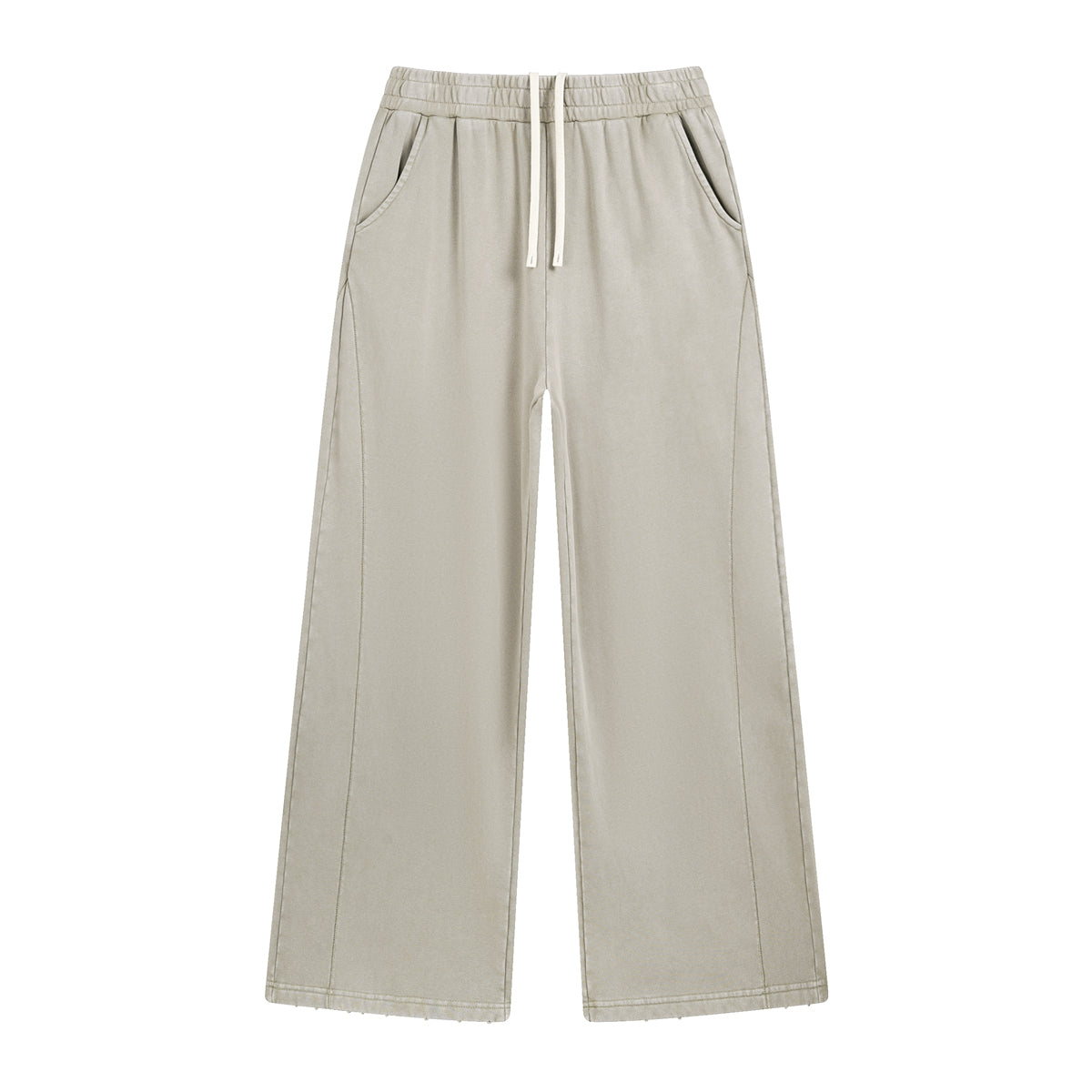 Destroyed Vintage High-Waisted Frayed Jogger Pants