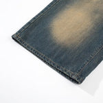 Bermudas vaqueras rasgadas con parches de camuflaje