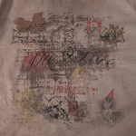 Camiseta gráfica con lavado vintage invertido