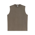 Quick Dry Raw Edge Muscle Tank 6.3oz