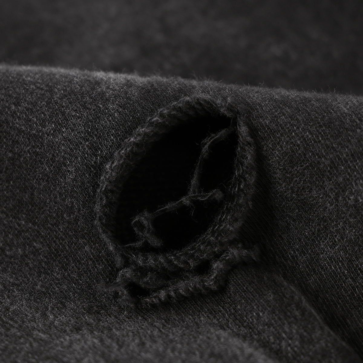 Sudadera con capucha desgastada y lavada a la piedra para hombre