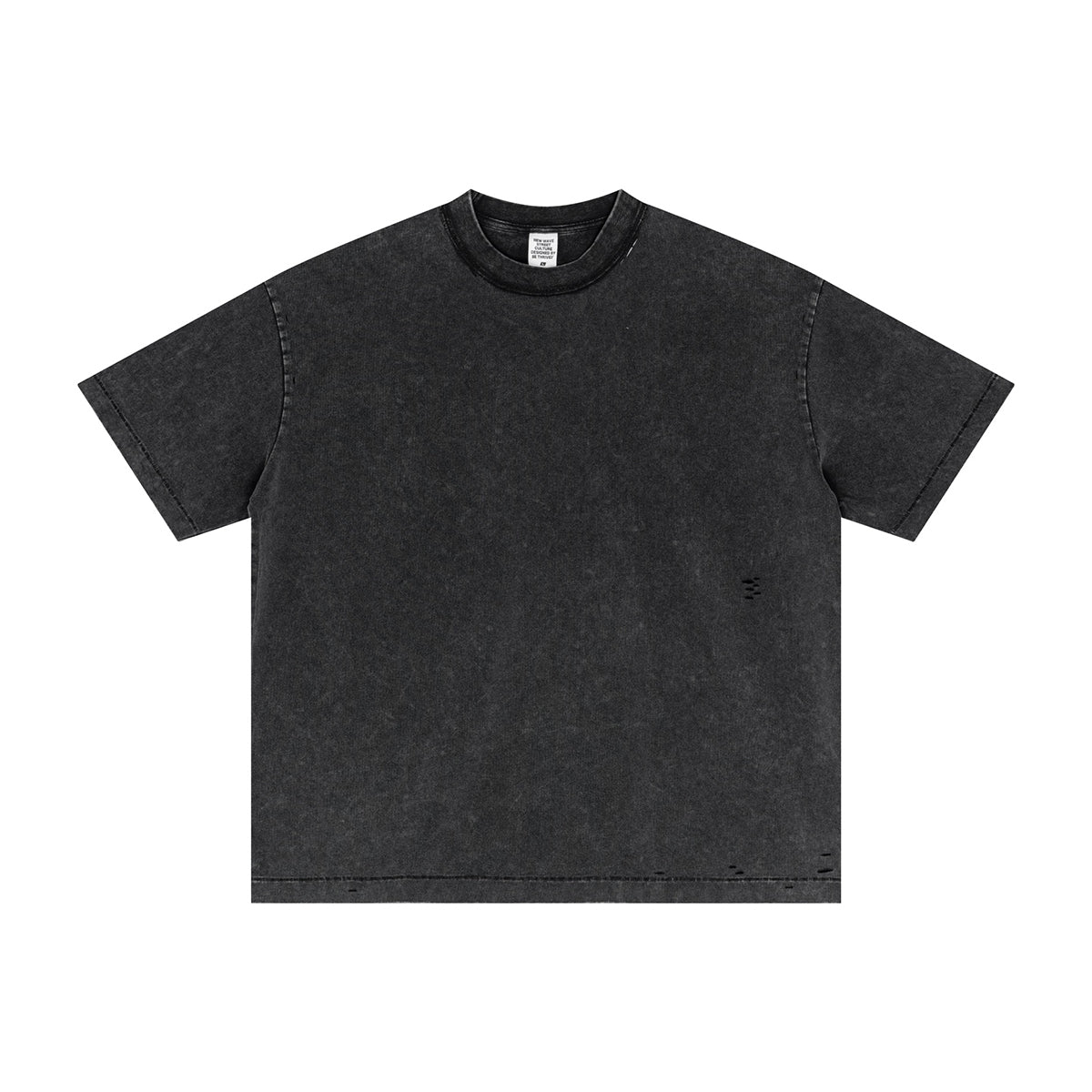 Vintage Wash Reverse Destructive T Shirt 8.25oz-INNBLAC Fashion Apparel