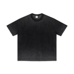 Heavyweight Wash Distressed Baggy Tee 8.25oz-INNBLAC Fashion Apparel