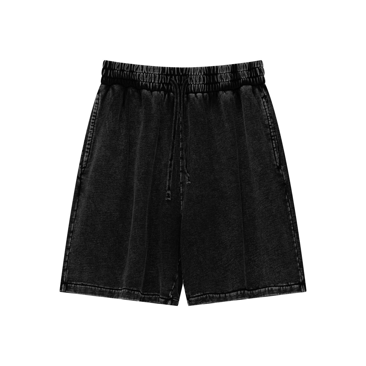 Washed Loose Fit Short Pants-INNBLAC Fashion Apparel