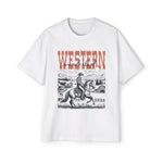 Vintage 90s Western Rodeo Cowboy Graphic Tee-INNBLAC Fashion Apparel