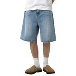 Men’s Vintage Y2K Streetwear Style Baggy denim shorts