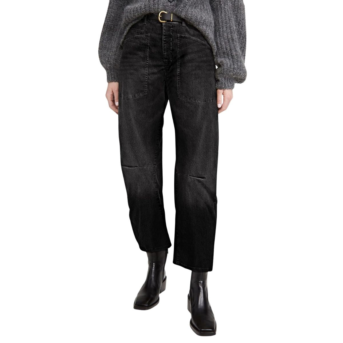 Vintage High Waisted Barrel Jeans