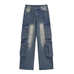 Women’s High Rise Baggy Cargo Jeans