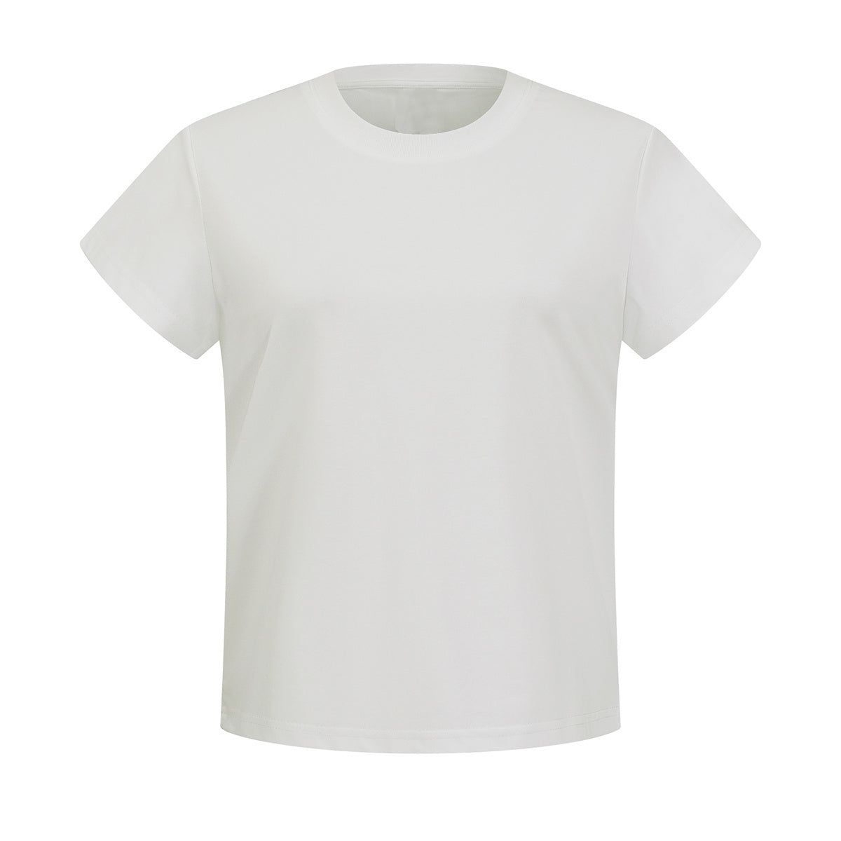 Classic Crew Neck Comfortable Versatile Everyday Tee