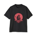 Lonely Monkey Sitting On UFO Graphic Tee-INNBLAC Fashion Apparel
