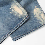 Distressed Brushstroke Fade Loose Baggy Jeans