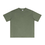 Crew Neck Solid Color T shirt 7oz-INNBLAC Fashion Apparel