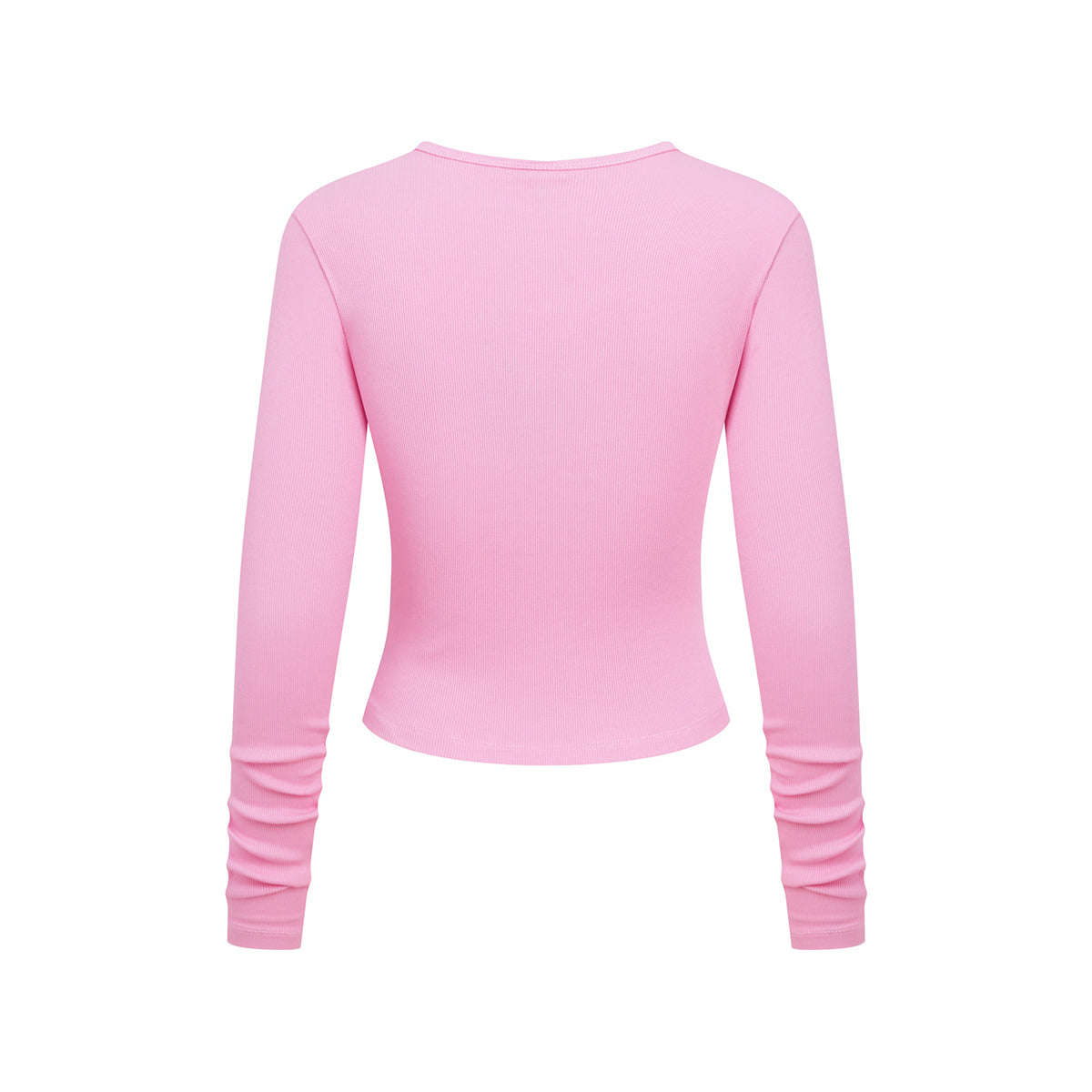 Long-Sleeve Ribbed Henley Top 8.25oz