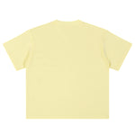 Relaxed Fit Boxy Solid Color Minimal Tee