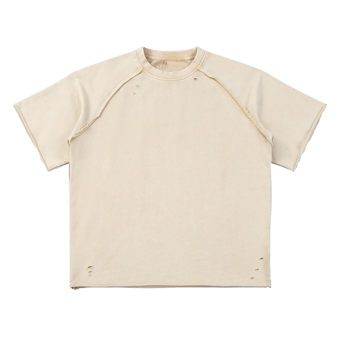 Heavy Washed Wax-Dyed High Street Raglan Tee