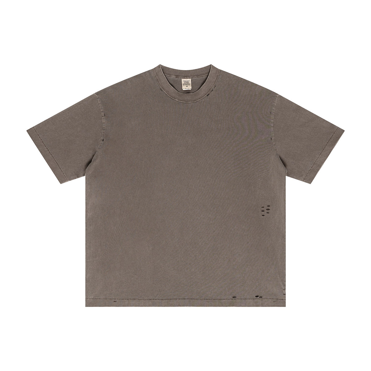 Vintage Wash Reverse Destructive T Shirt 8.25oz-INNBLAC Fashion Apparel