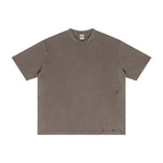 Vintage Wash Reverse Destructive T Shirt 8.25oz-INNBLAC Fashion Apparel