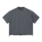 Distressed Oversized Raw Hem Tee