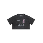 Sweet Rabbit Graphic Crop Top-INNBLAC Fashion Apparel
